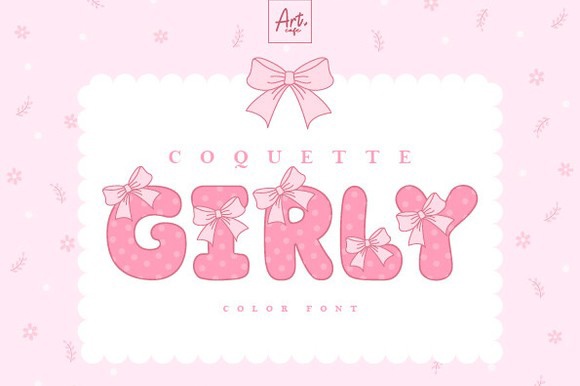 Шрифт Coquette Girly