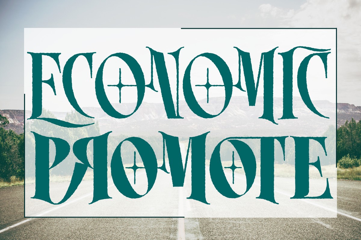 Шрифт Economic Promote