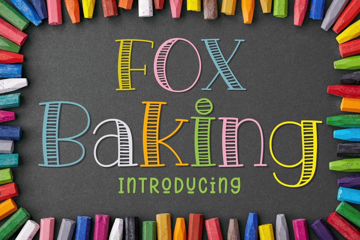 Шрифт Fox Baking