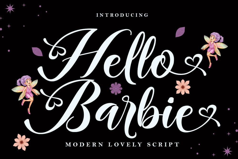 Шрифт Hello Barbie Script