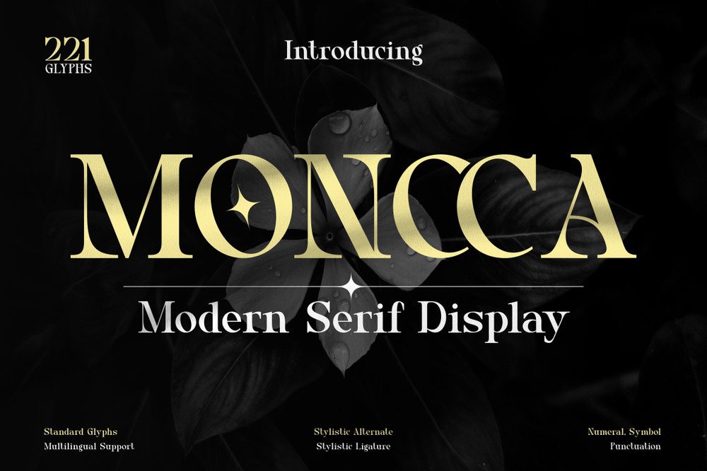 Шрифт Moncca