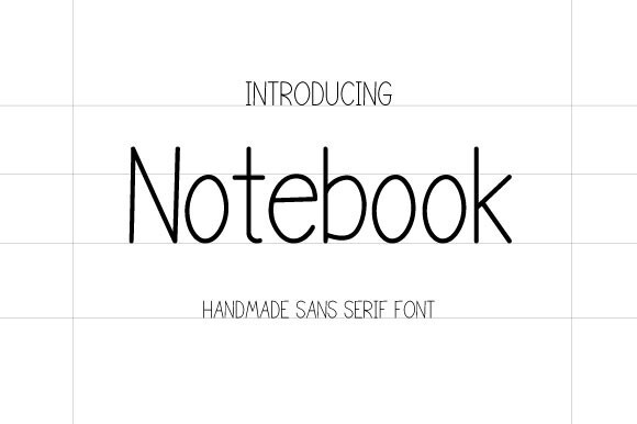 Шрифт Notebook