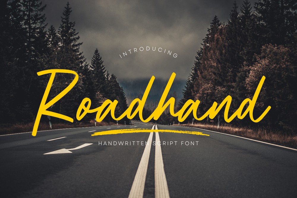 Шрифт Roadhand