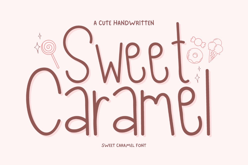 Шрифт Sweet Caramel