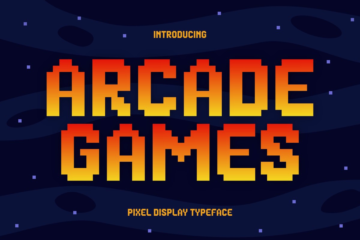 Шрифт Arcade Games