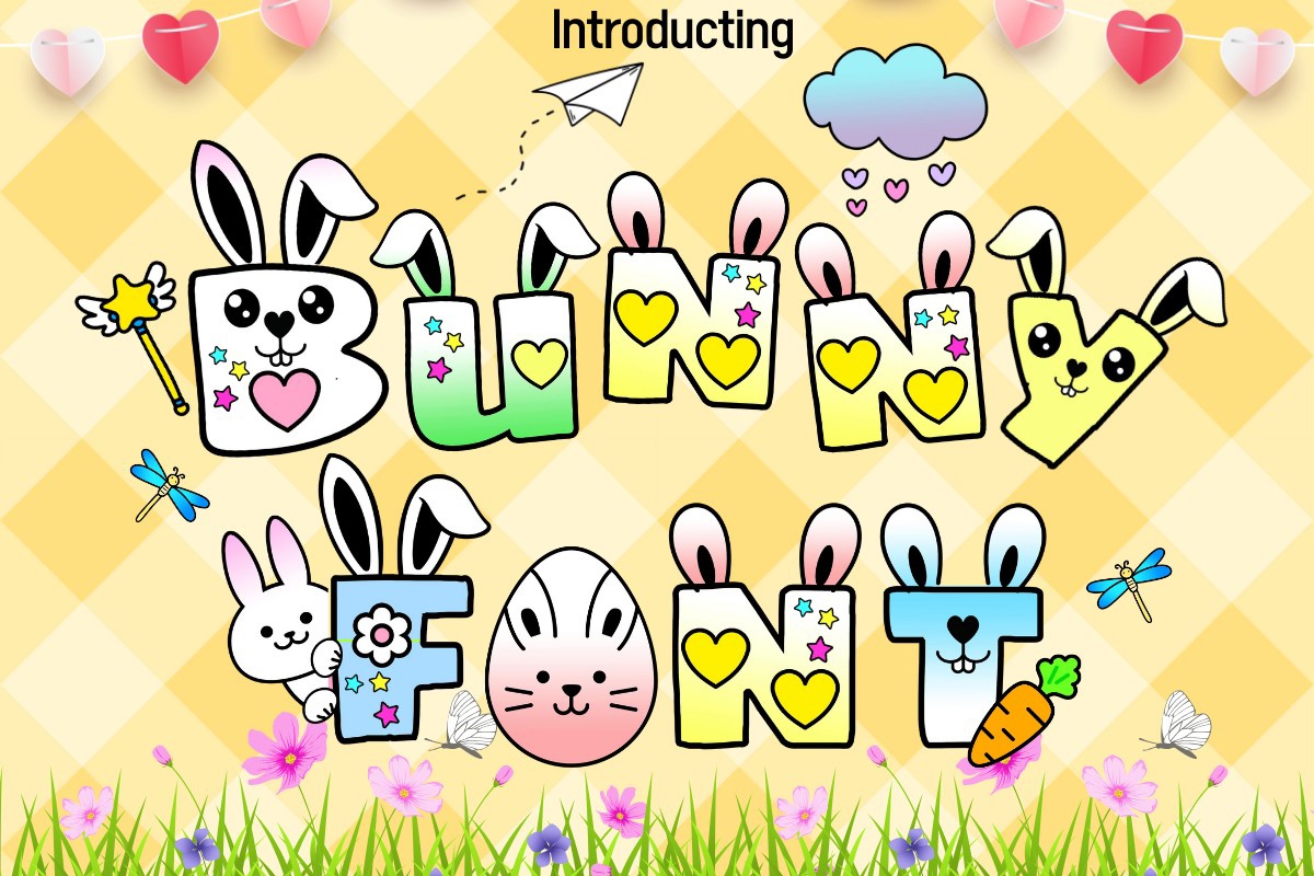 Шрифт Bunny