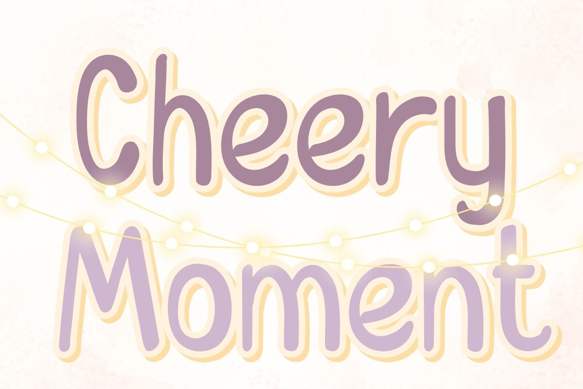 Шрифт Cheery Moment