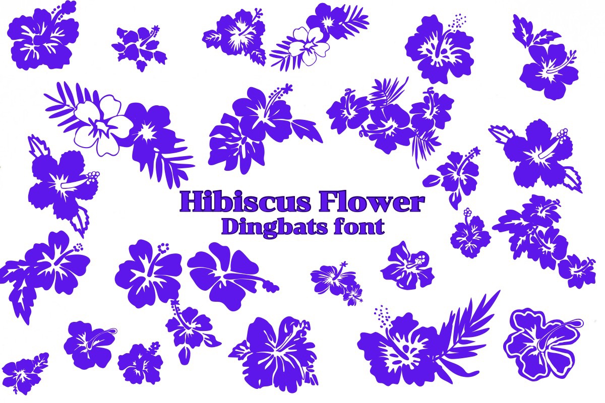 Шрифт Hibiscus Flower