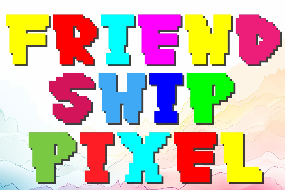 Шрифт Pixel Friendship