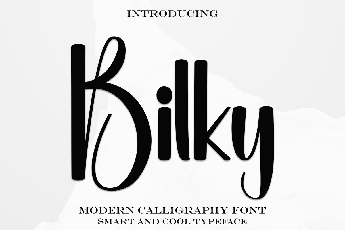 Шрифт Bilky