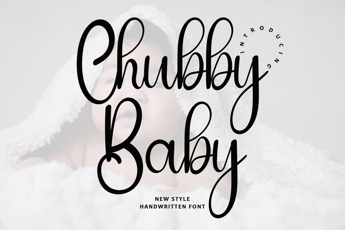Шрифт Chubby Baby