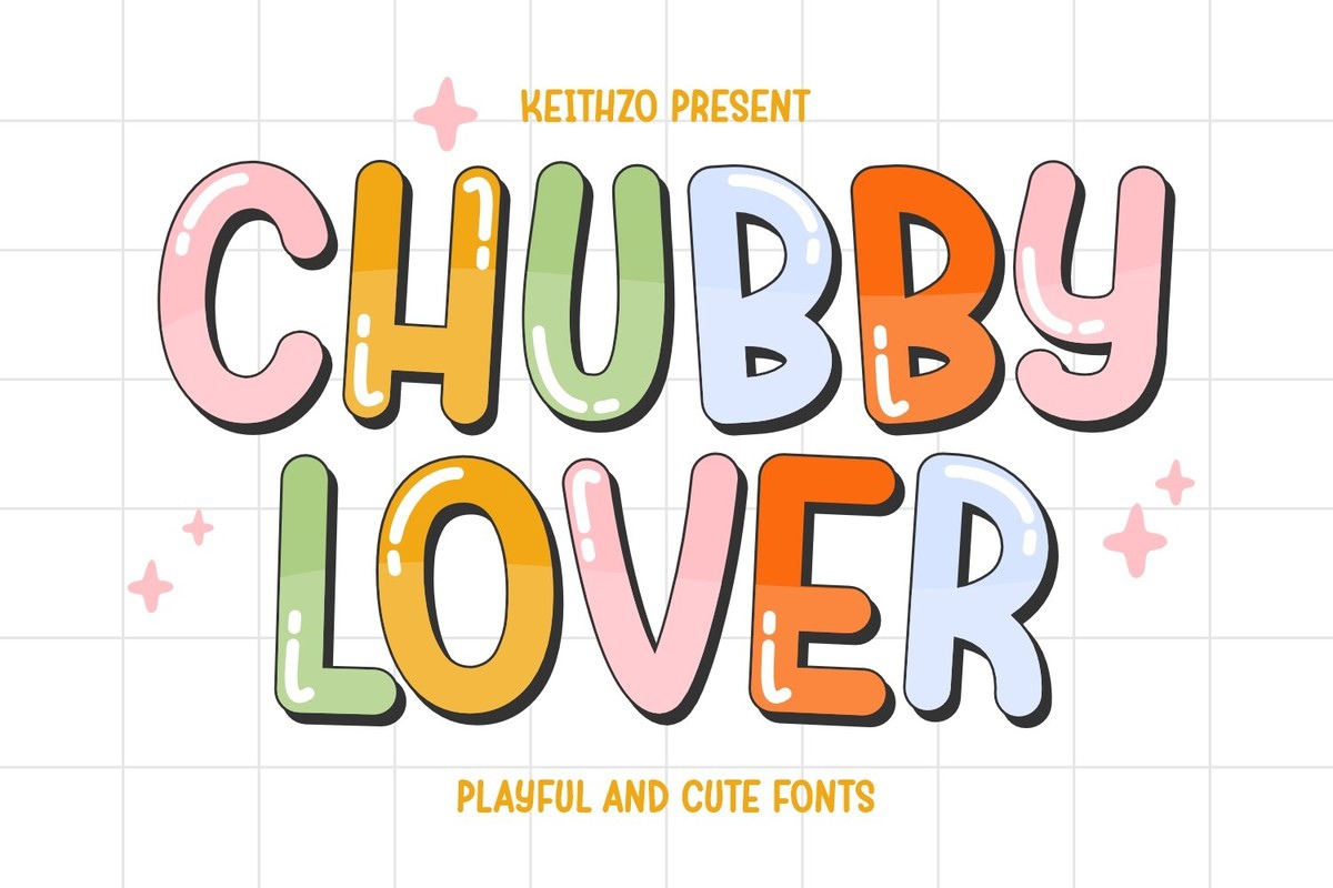 Шрифт Chubby Lover
