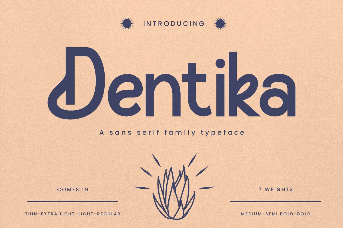 Шрифт Dentika