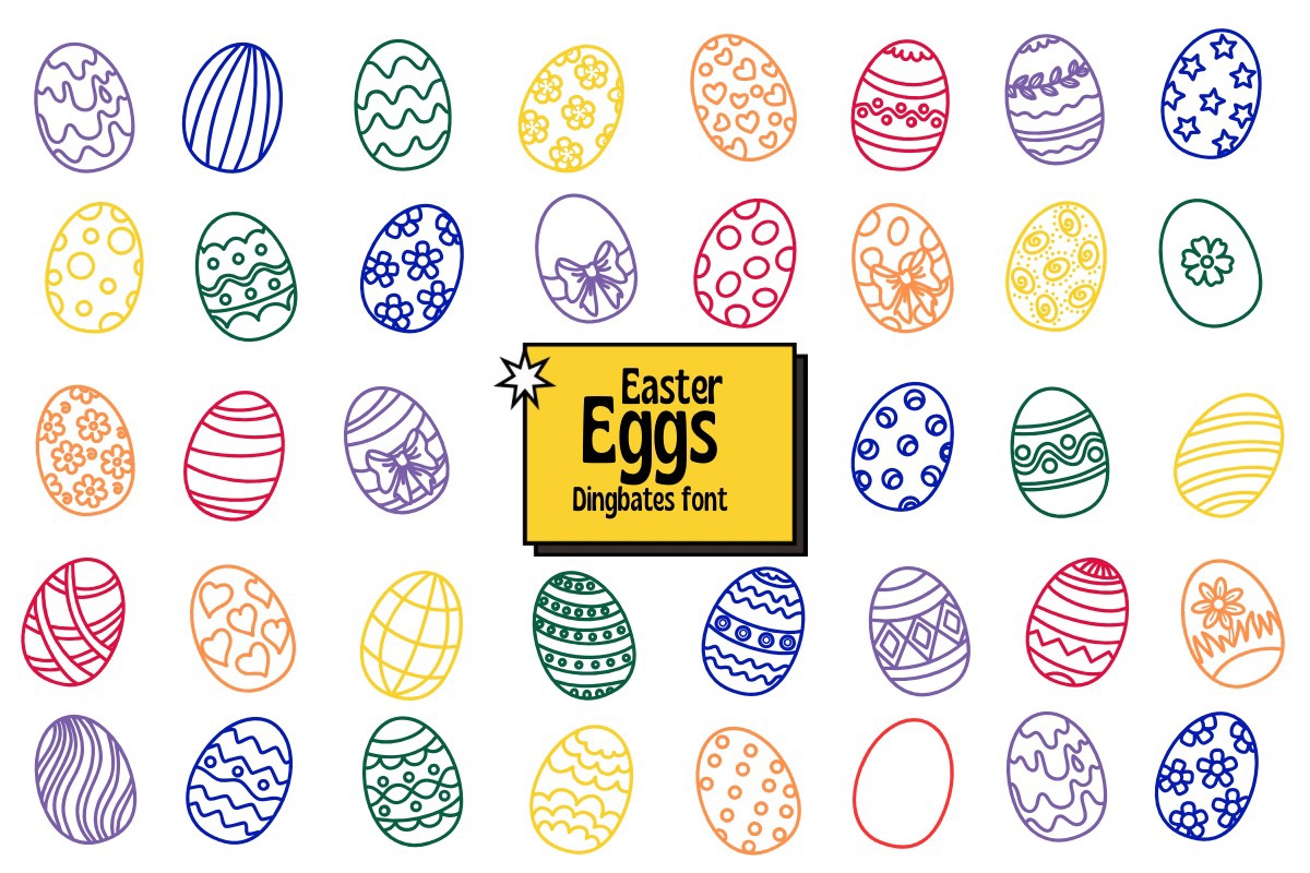 Шрифт Easter Eggs