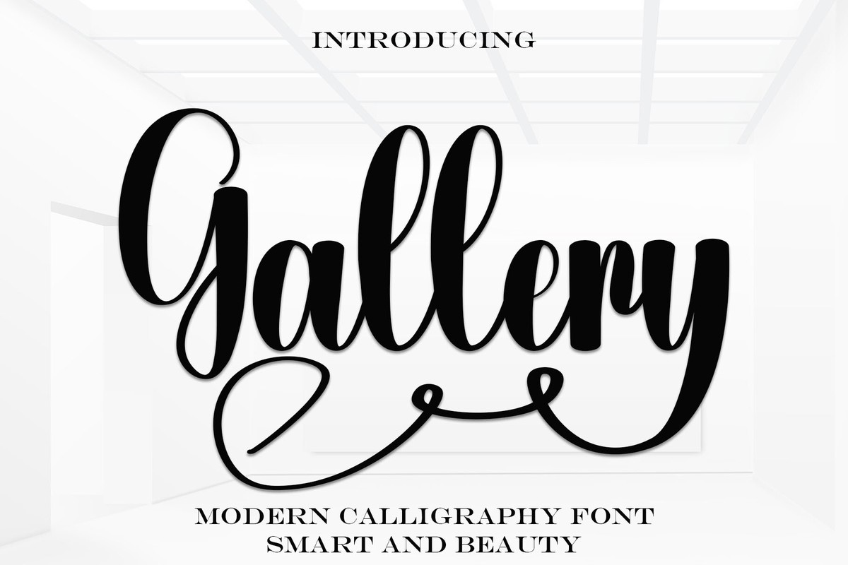 Шрифт Gallery