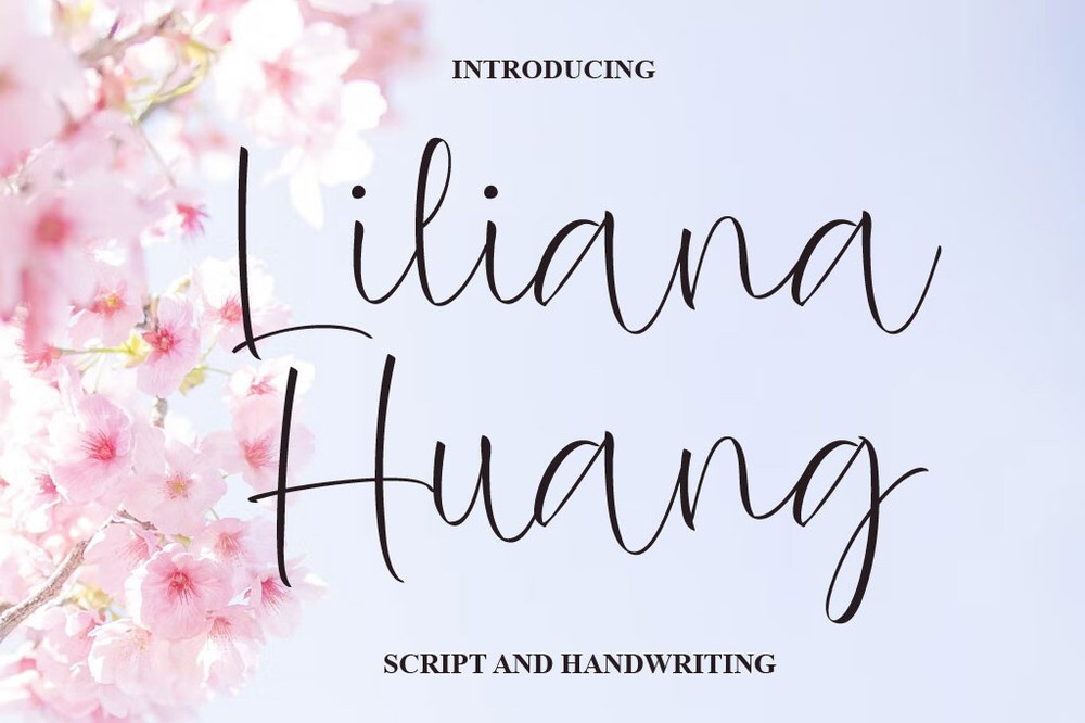 Шрифт Liliana Huang