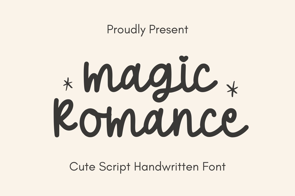 Шрифт Magic Romance