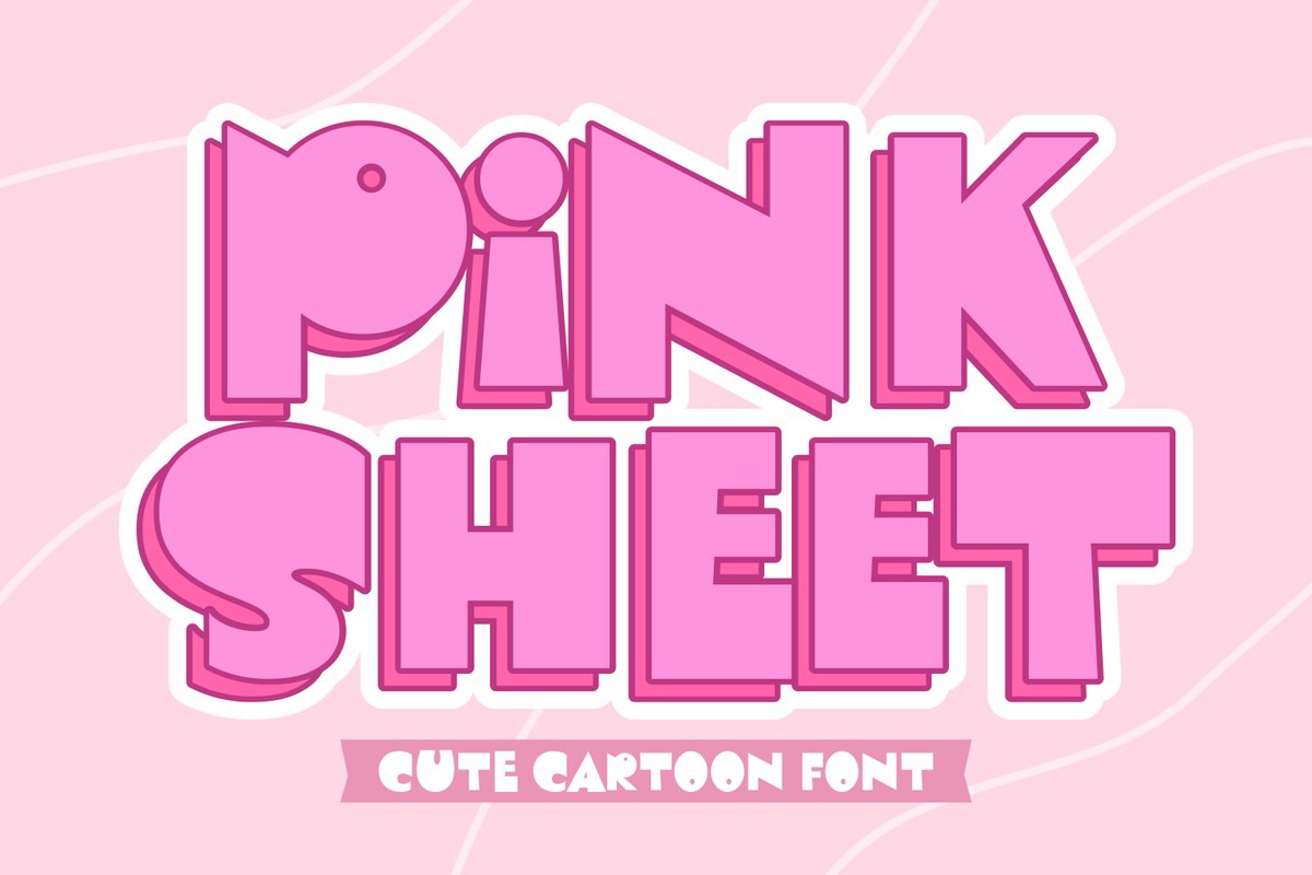 Шрифт Pink Sheet