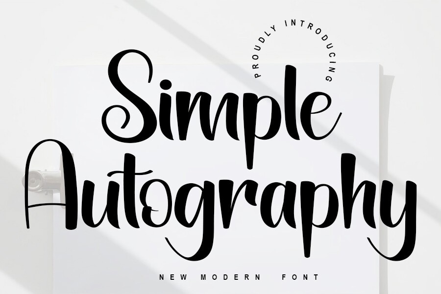 Шрифт Simple Autography