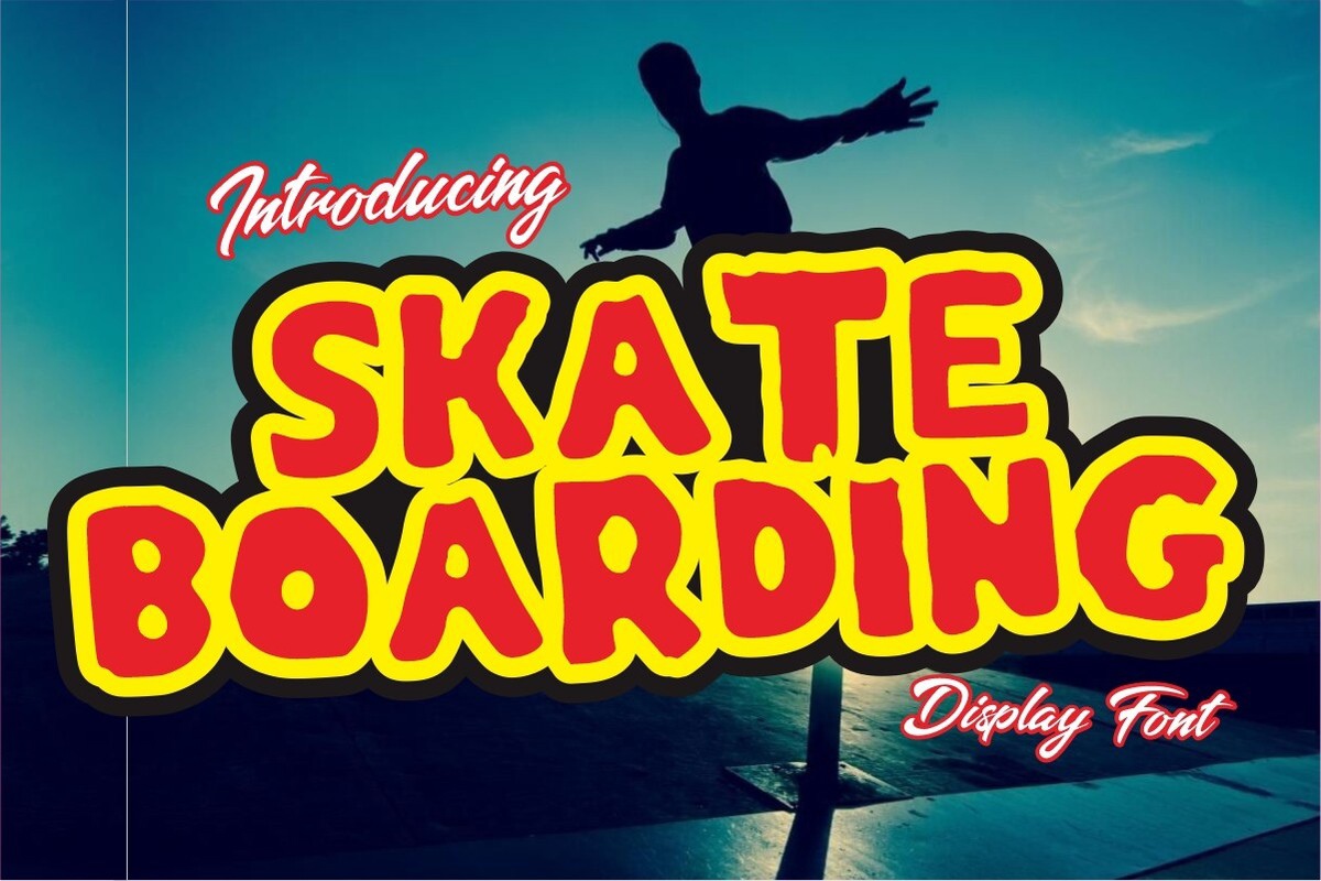 Шрифт Skateboarding