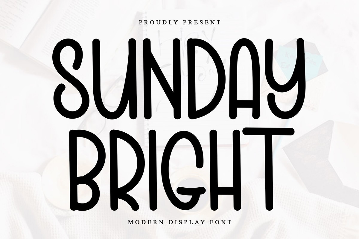 Шрифт Sunday Bright