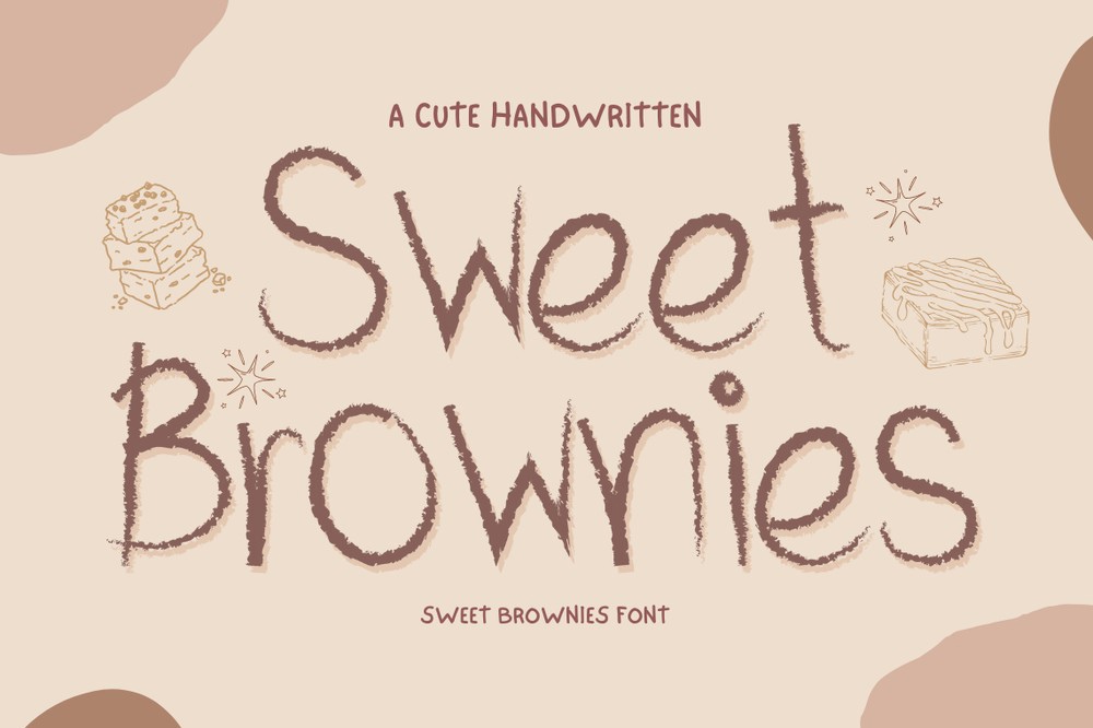 Шрифт Sweet Brownies