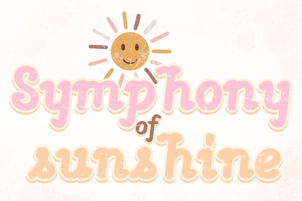 Шрифт Symphony of Sunshine