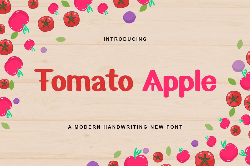 Шрифт Tomato Apple