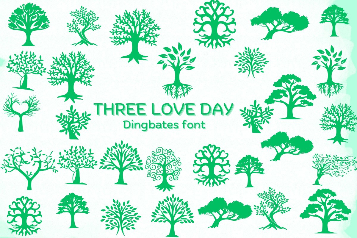 Шрифт Tree Love Day