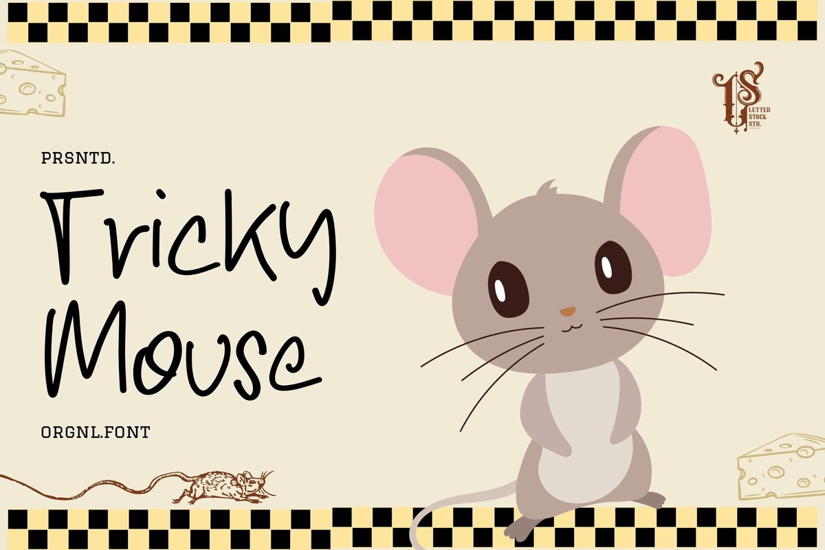 Шрифт Tricky Mouse