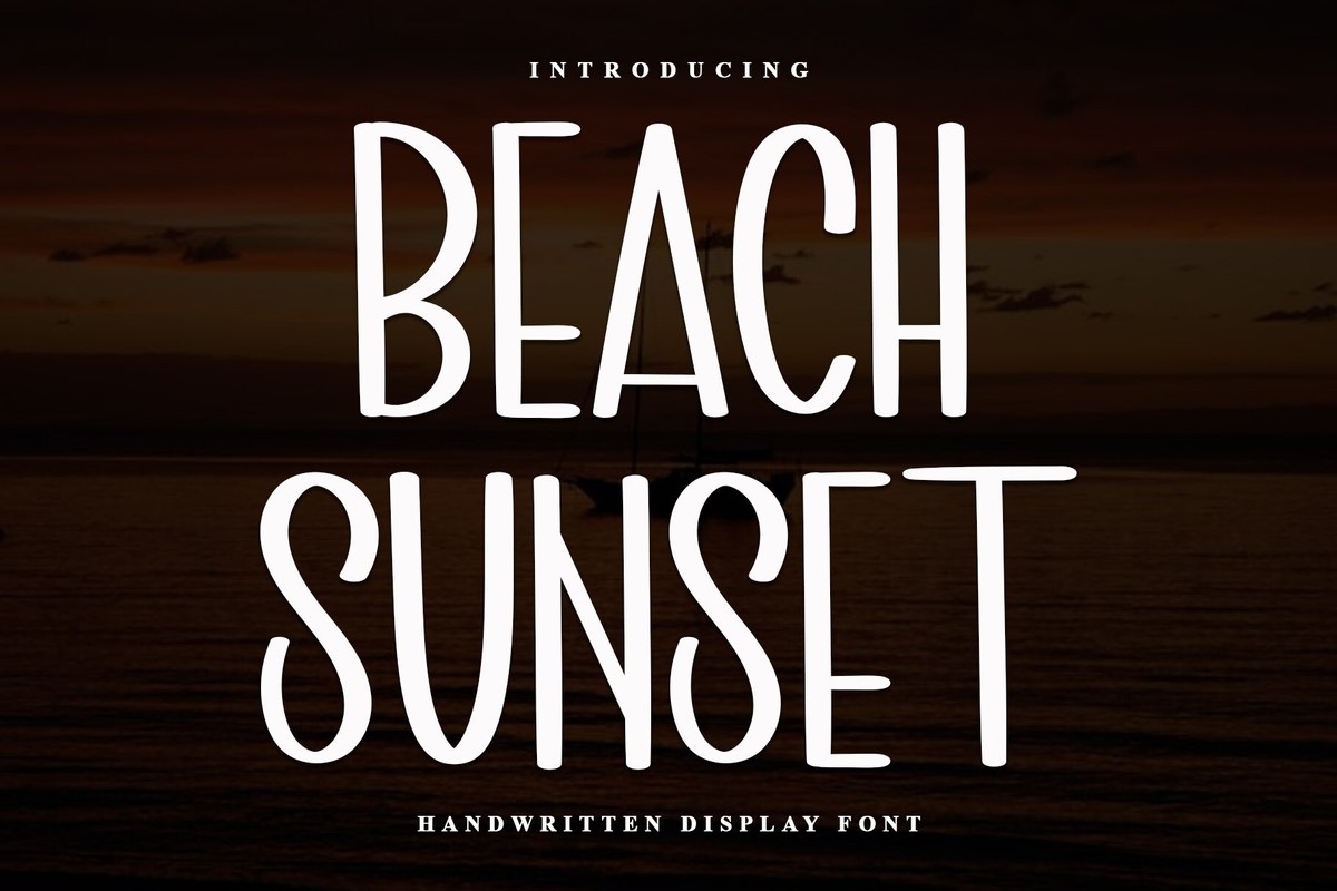 Шрифт Beach Sunset