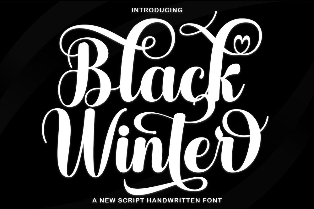 Шрифт Black Winter