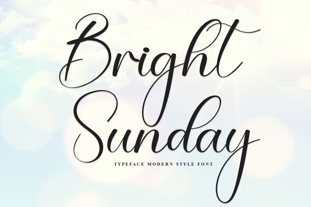 Шрифт Bright Sunday