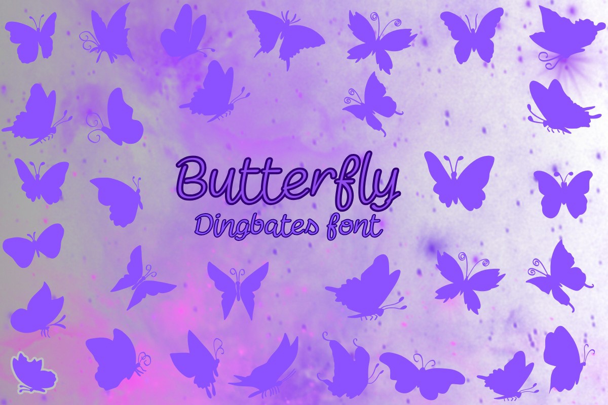 Шрифт Buttеrfly