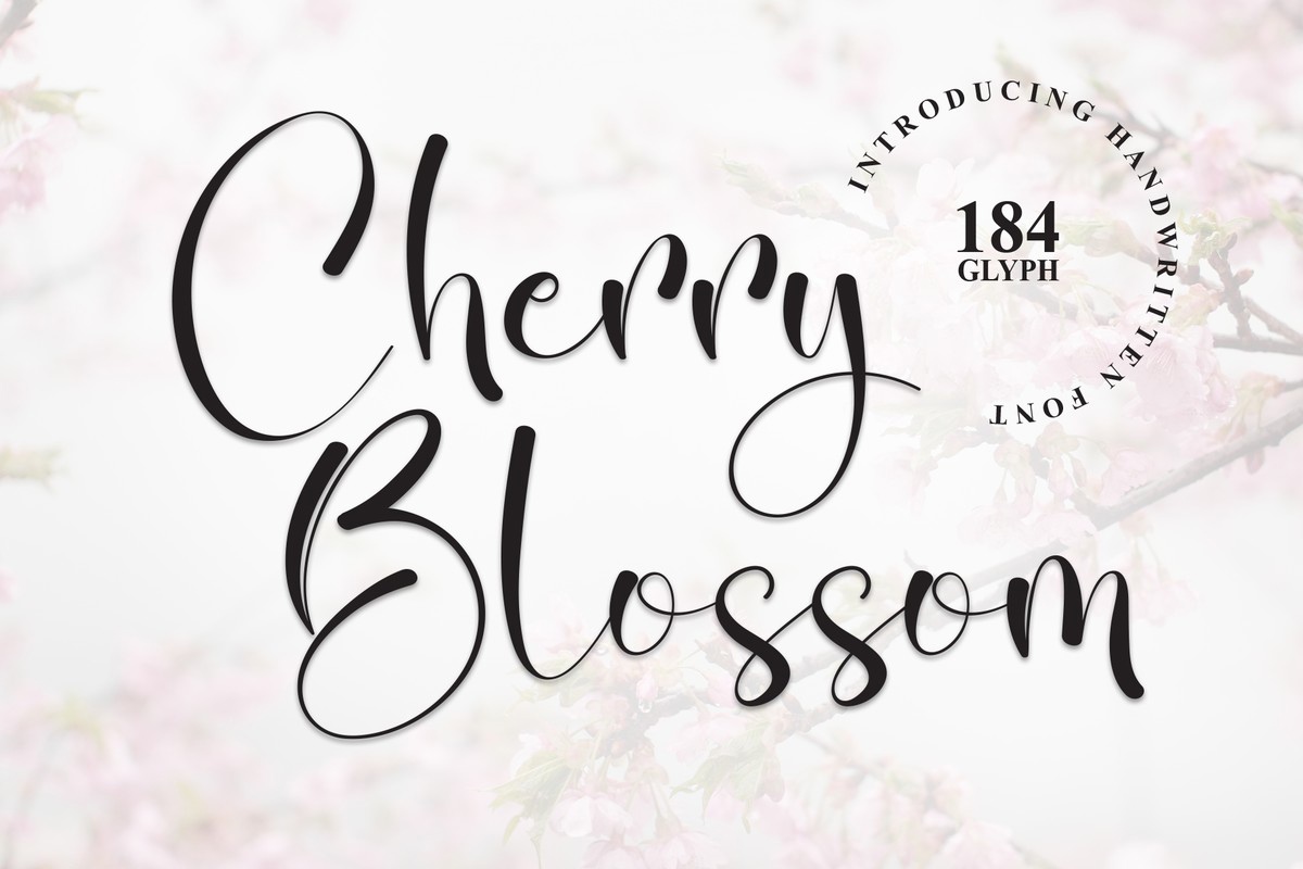 Шрифт Cherry Blossom