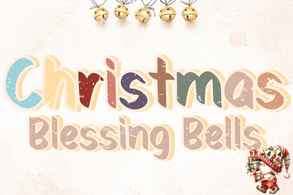 Шрифт Christmas Blessing Bells