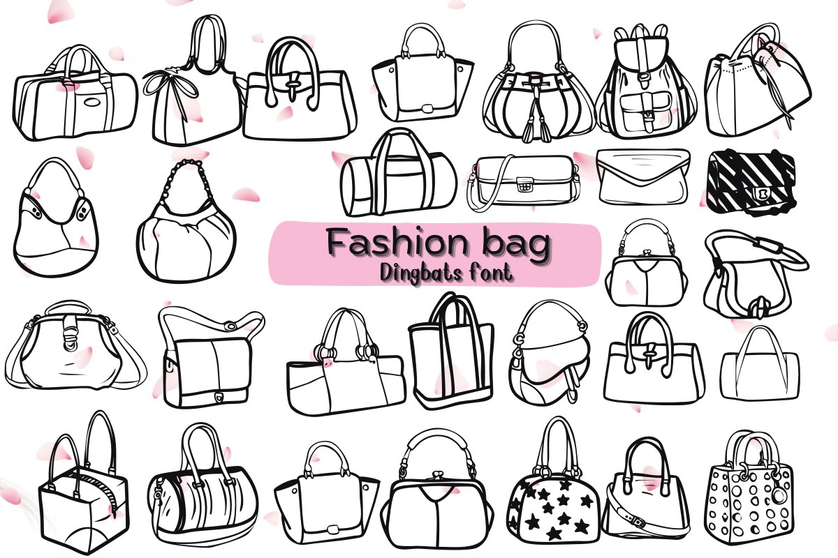 Шрифт Fashion Bag