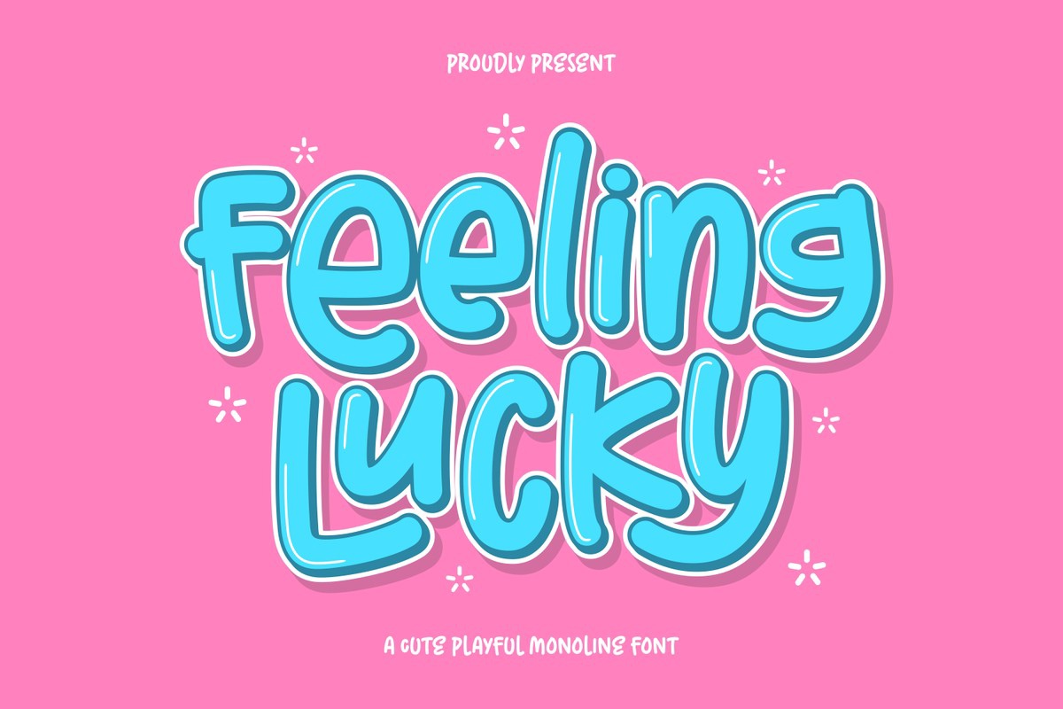 Шрифт Feeling Lucky