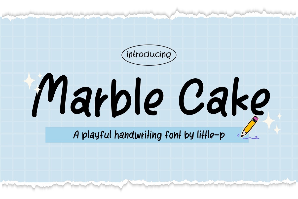 Шрифт Marble Cake