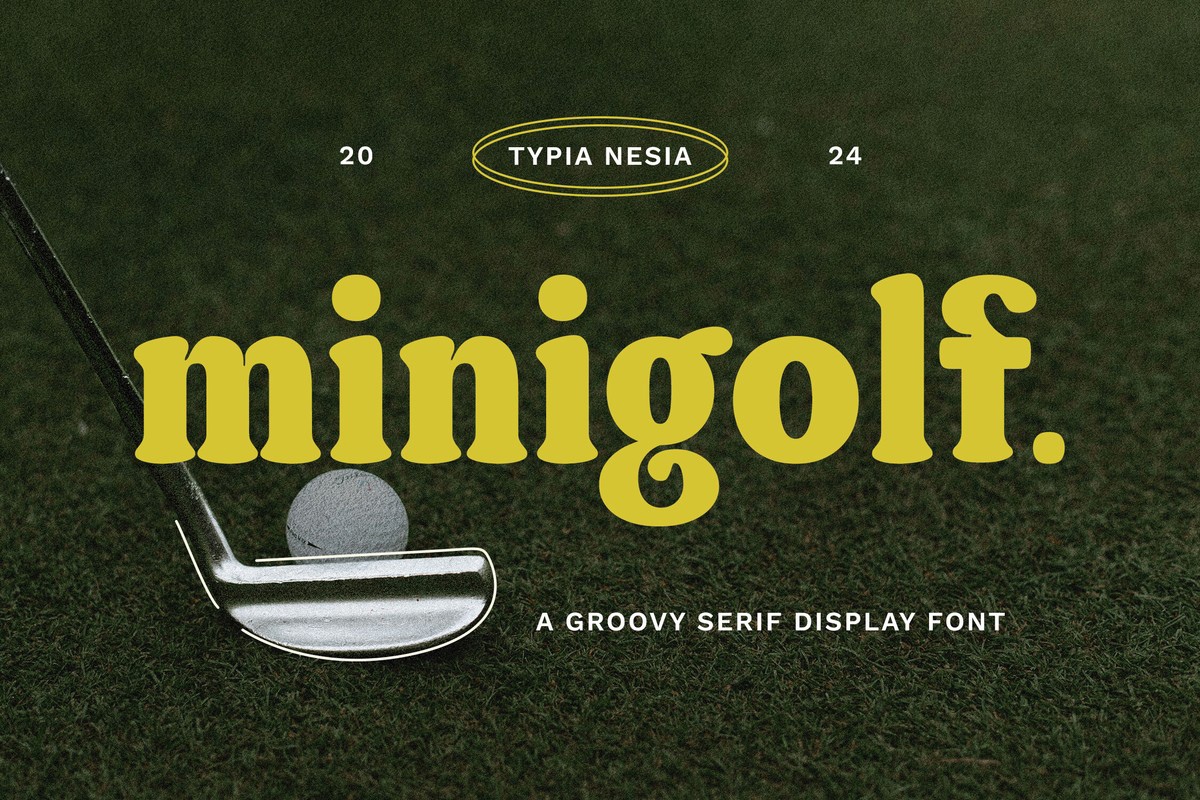 Шрифт Minigolf