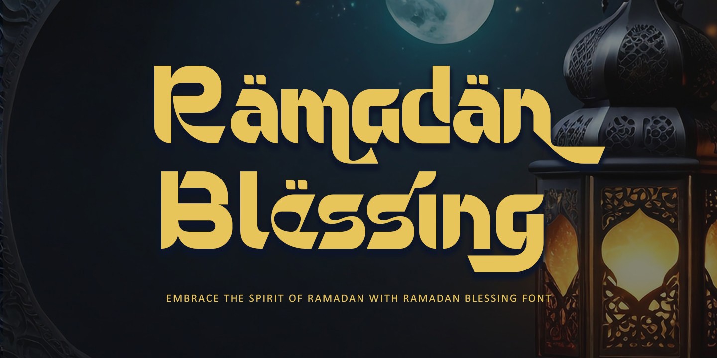 Шрифт Ramadan Blessing