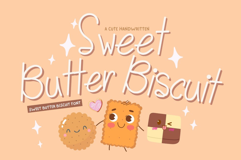 Шрифт Sweet Butter Biscuit