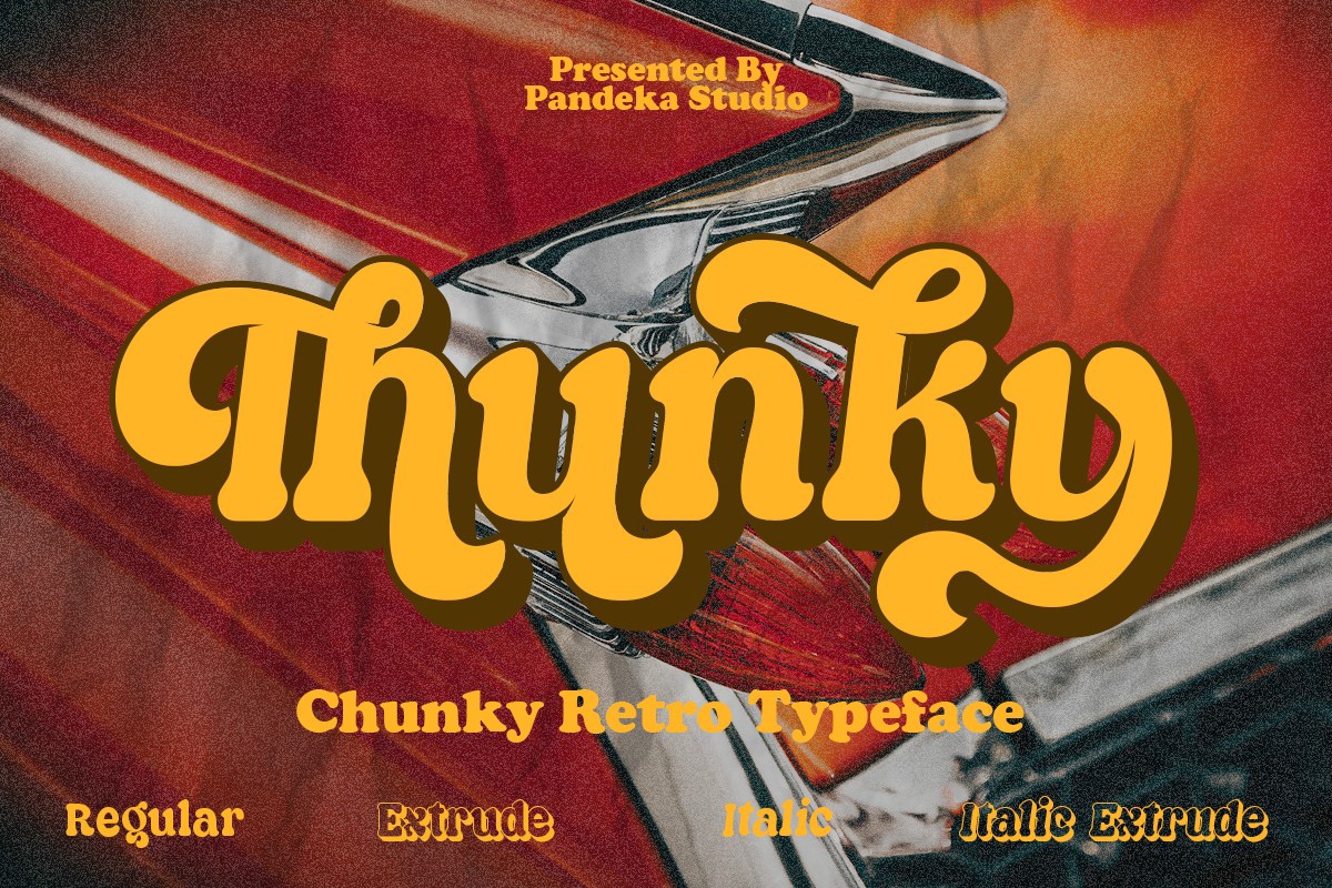 Шрифт Thunky