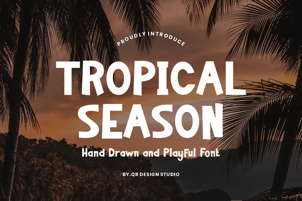 Шрифт Tropical Season
