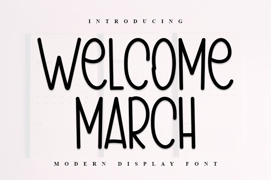 Шрифт Welcome March