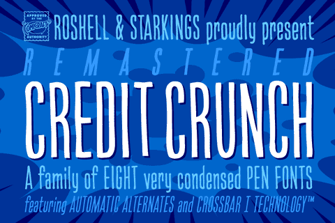 Шрифт Credit Crunch