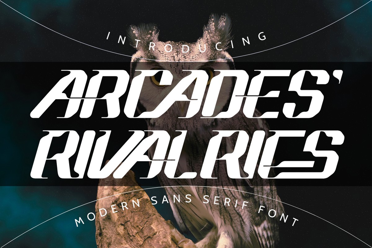 Шрифт Arcades Rivalries