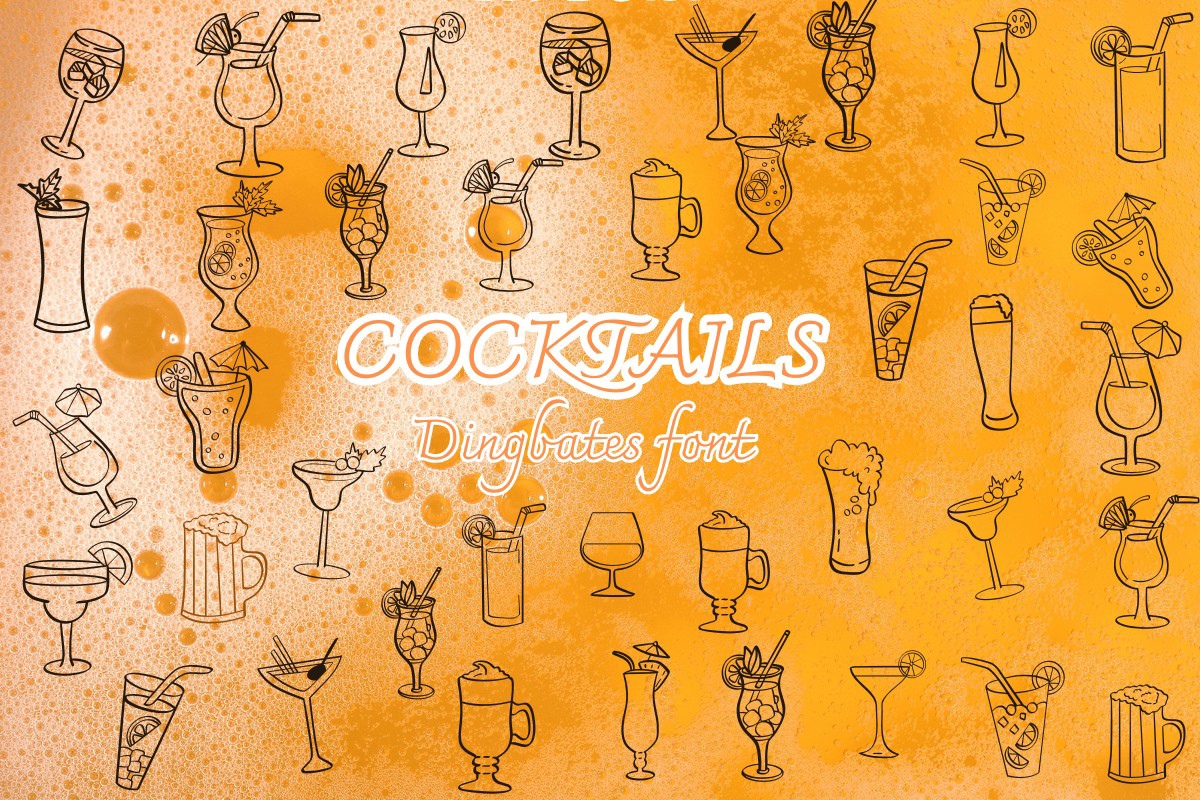 Шрифт Cocktails