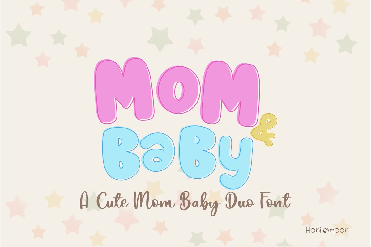 Шрифт Mom & Baby