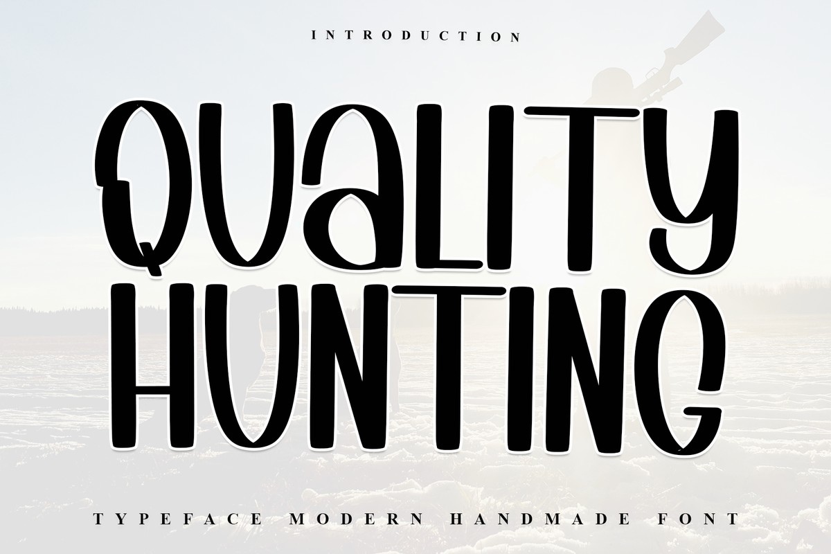 Шрифт Quality Hunting